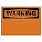 Signmission OSHA WARNING Sign, Warning Blank Write-On, 7in X 5in Decal, 7" W, 5" H, Landscape OS-WS-D-57-L-12885 - alternate 1